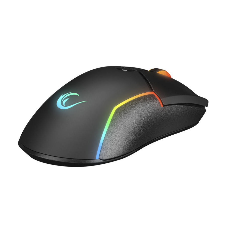 Miš gaming RAMPAGE SMX-R28 COOL black, USB, RGB, makro, 7200dpi/1000hz - Image 5