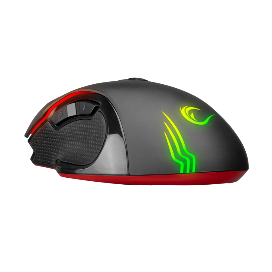 Miš gaming RAMPAGE SMX-G38 CLAW, USB, macro, 7200dpi, RGB LED