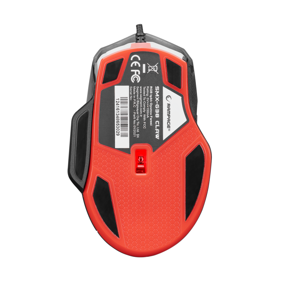Miš gaming RAMPAGE SMX-G38 CLAW, USB, macro, 7200dpi, RGB LED - Image 8