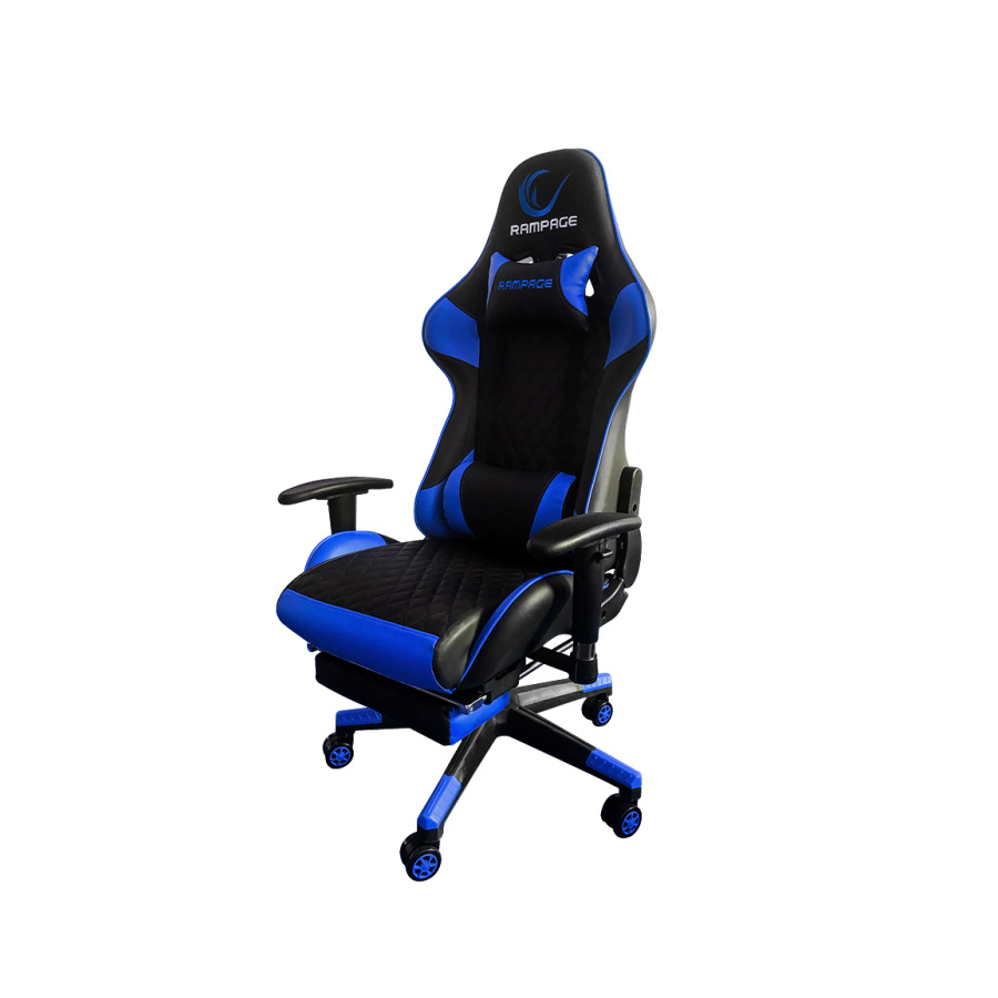 Stolica gaming RAMPAGE Styles KL-R61 blue/black - Image 2