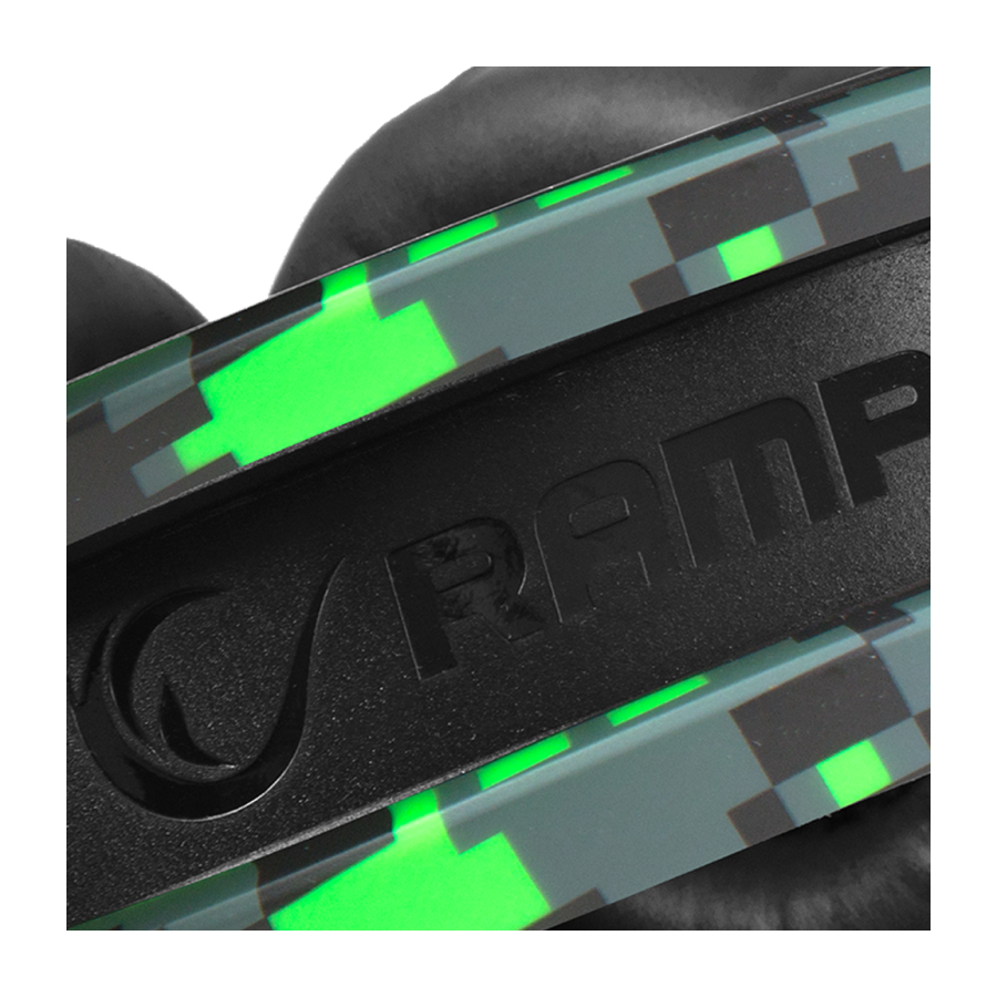 Slušalice sa mikrofonom gaming RAMPAGE RM-K8 CRAFTING camo, PC/PS4, USB, 7.1, Rainbow LED - Image 7