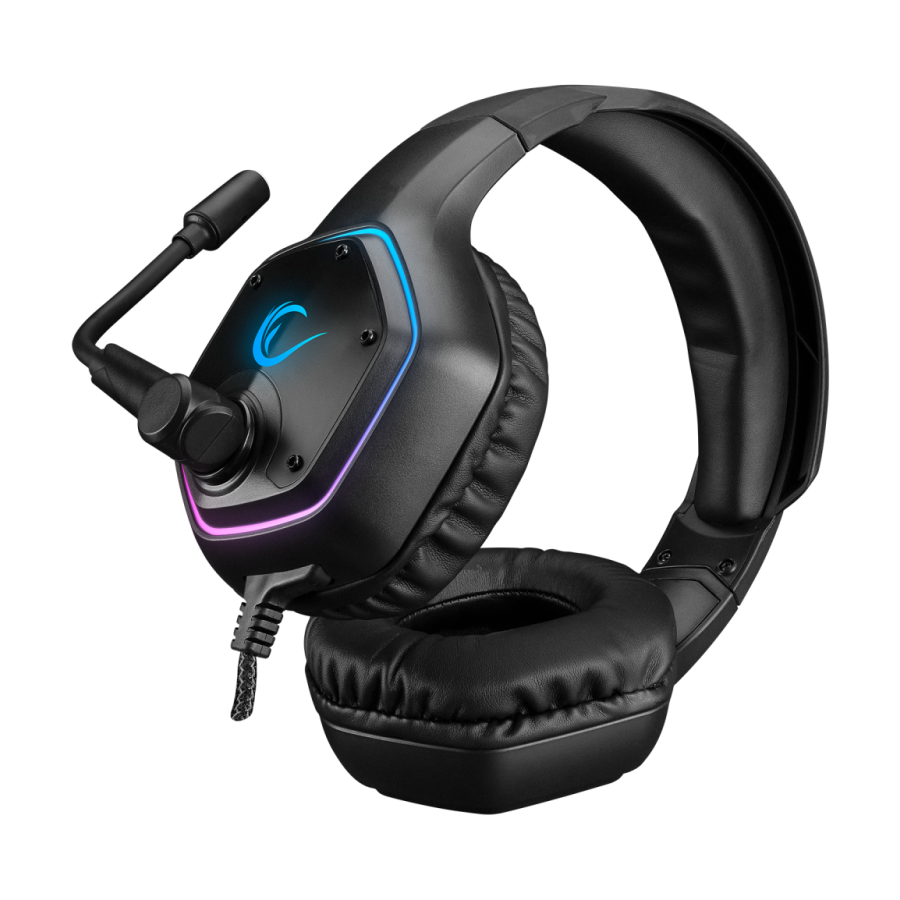 Slušalice sa mikrofonom gaming RAMPAGE RM-K33 X-TRACER, USB, 7.1 Surround, RGB PC/ PS4 - Image 3