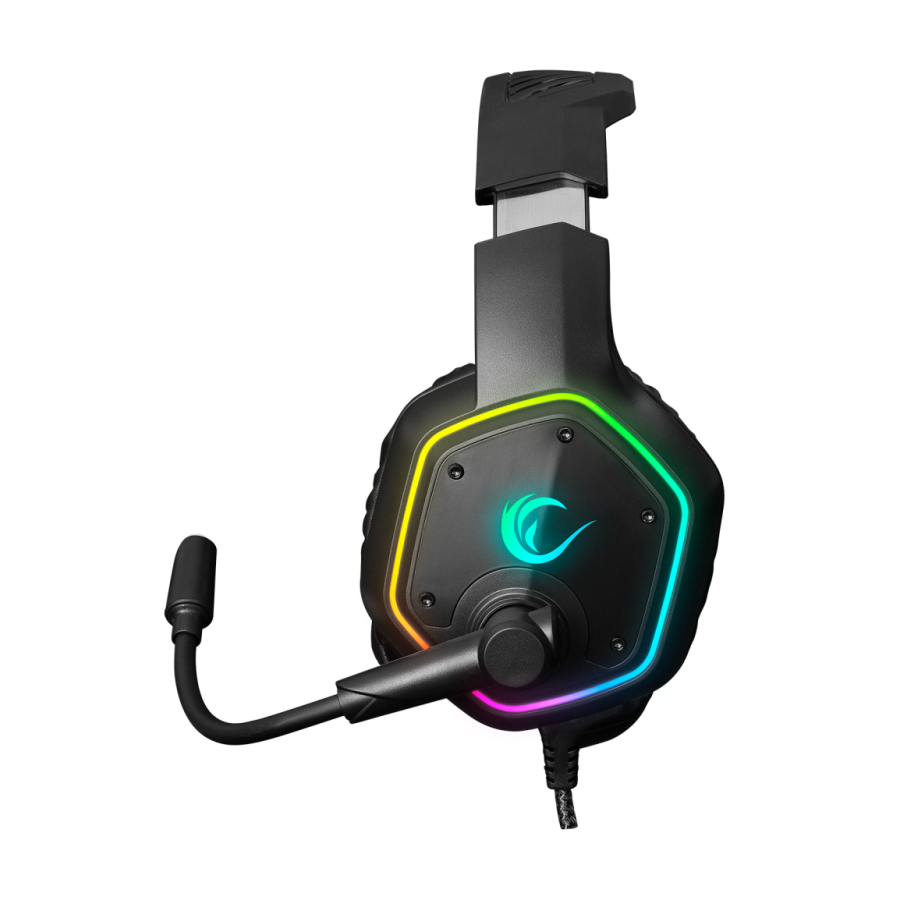 Slušalice sa mikrofonom gaming RAMPAGE RM-K33 X-TRACER, USB, 7.1 Surround, RGB PC/ PS4 - Image 4
