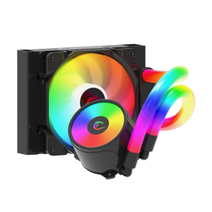 CPU hladnjak AIO Liquid RAMPAGE ICEBLADE C4 72CFM 2000RPM ARGB ventilator AM5/LGA1700 120mm Black