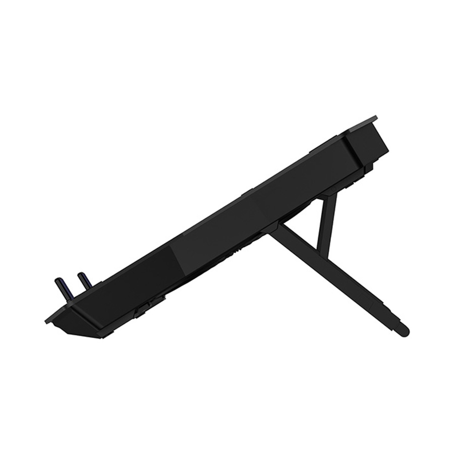 Postolje za notebook gaming RAMPAGE 10"-18" AD-RC9 TORNADO black, RGB, ventilator - Image 3