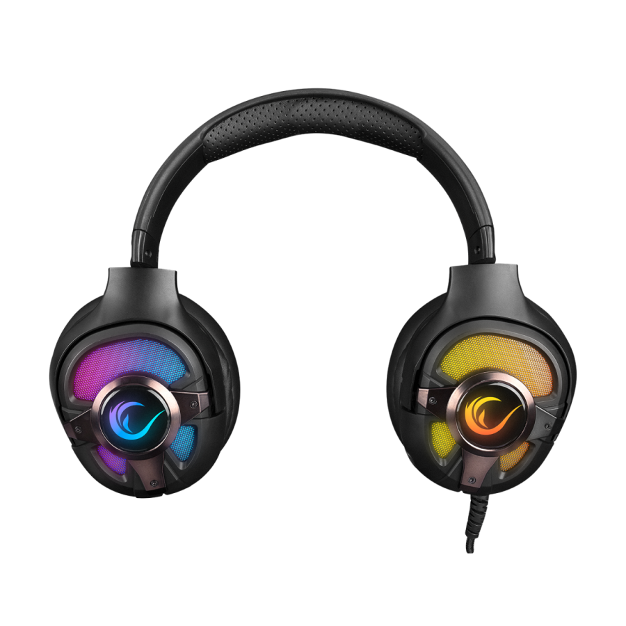 Slušalice sa mikrofonom gaming RAMPAGE RM-K77 VIPERA, black, PC/PS4, USB, 7.1, RGB LED - Image 5