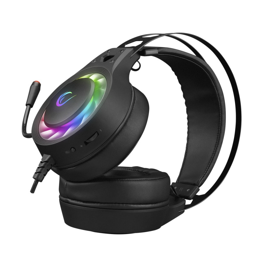 Slušalice sa mikrofonom gaming RAMPAGE G8 LOOPY, PC/PS4/PS5, USB, 7.1, RGB LED, fleksibilni mikrofon - Image 4