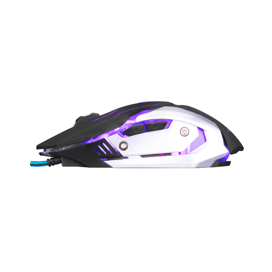 Tastatura + miš gaming RAMPAGE KM-R77 black, USB, LED, US Layout, multimedia - Image 8