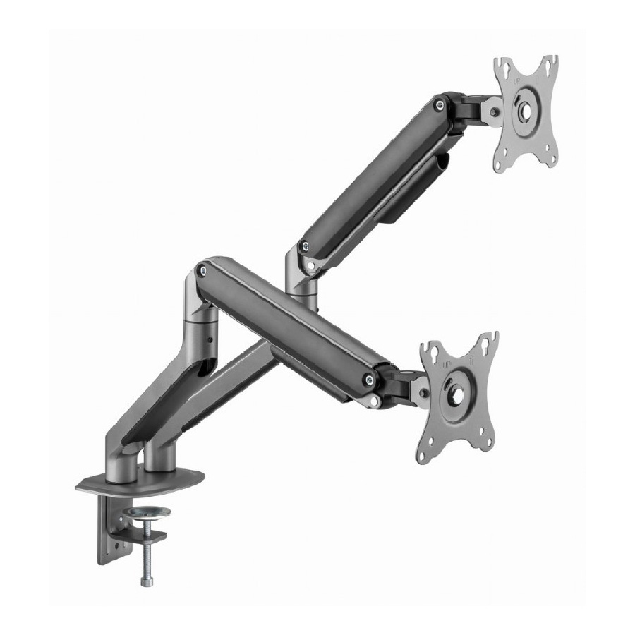 NOSAČ ZA DVA MONITORA GEMBIRD MA-DA2-05, up to 32", up to 9 kg