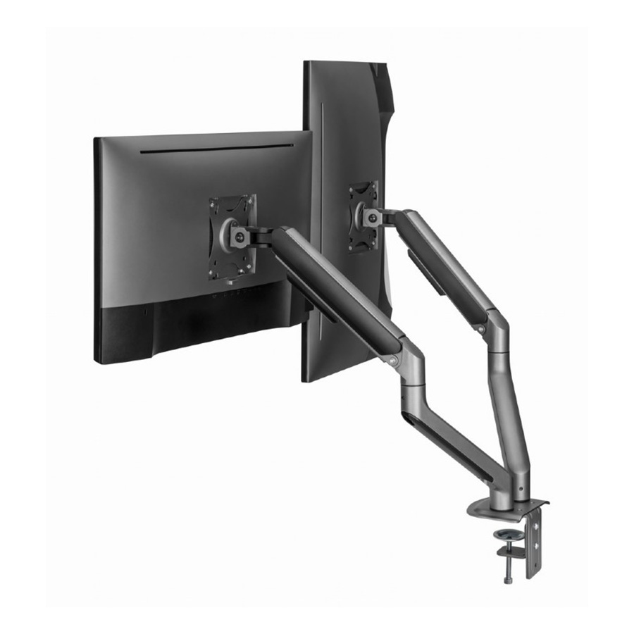 NOSAČ ZA DVA MONITORA GEMBIRD MA-DA2-05, up to 32", up to 9 kg - Image 6