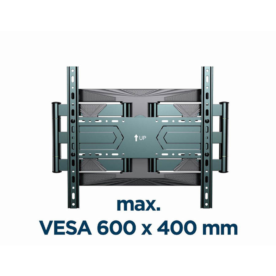 Zidni nosač GEMBIRD WM-80ST-01, 40”-80”, 50 kg, VESA max. 600 mm x 400 mm - Image 7