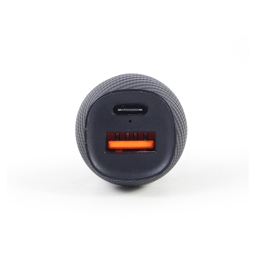 USB punjač za auto GEMBIRD, fast charger 2-port USB-A + Type-C PD, 18 W, black, TA-U2QC3-CAR-02 - Image 2