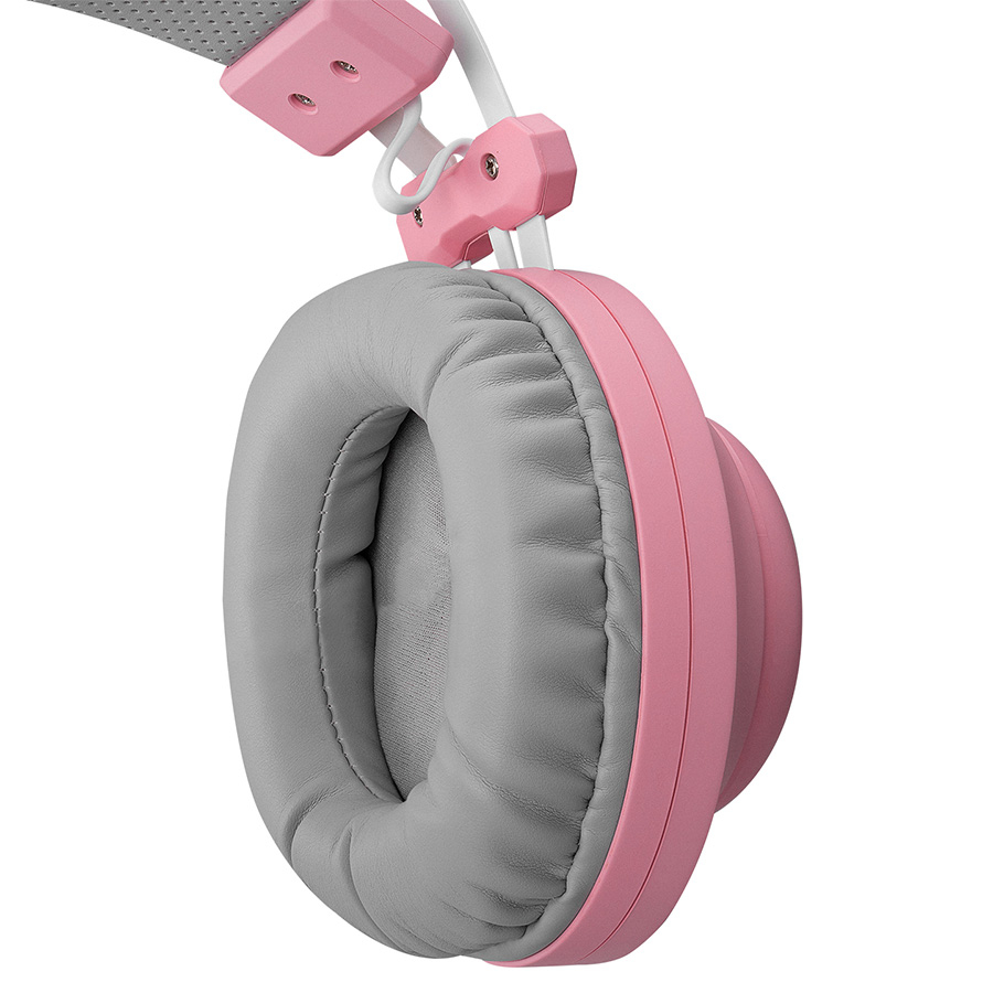 Slušalice sa mikrofonom gaming RAMPAGE RM-K1 PULSAR pink, USB, 7.1 Surround+Vibration, RGB, dugi fleksibilni mikrofon - Image 6