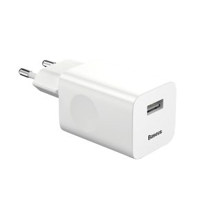 PUNJAČ BASEUS - USB - QC 3.0 24W 3A (CCALL-BX02) BIJELI