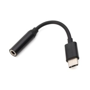 ADAPTER ZA SLUŠALICE - TYPE C NA 3,5 MM - CRNI