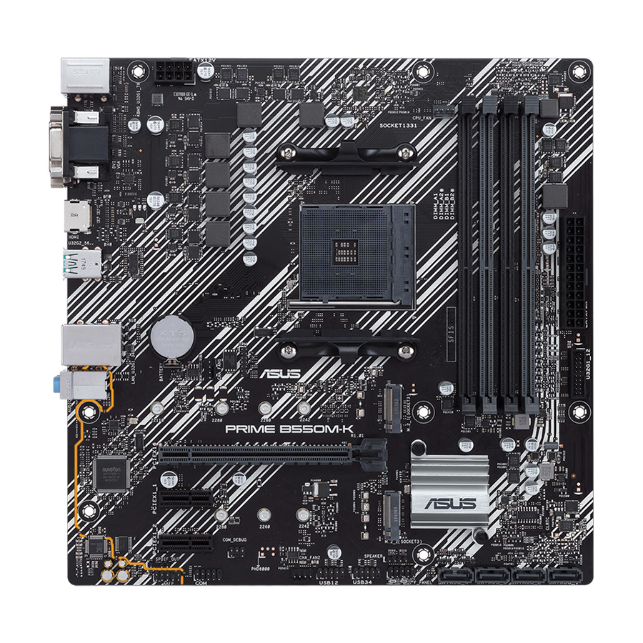 ASUS MB PRIME B550M-K AMD B550;AM4;4xDDR4 VGA,DVI,HDMI;RAID;micro ATX - Image 2