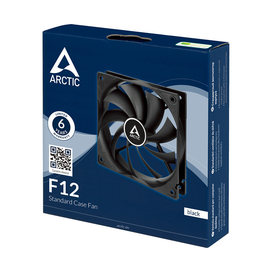 Ventilator ARCTIC F12 Case Fan Black ACFAN00201A - Image 4