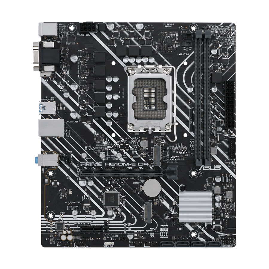 ASUS MB PRIME H610M-E D4-CSM Intel H610;LGA 1700;2xDDR4 VGA,HDMI,DP;micro ATX - Image 2