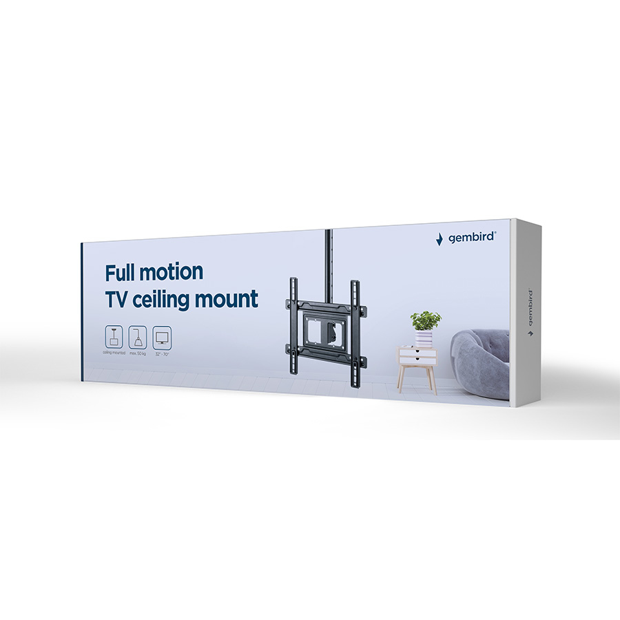 Stropni nosač za TV GEMBIRD CM-70ST-01, Full motion 32" - 70" - Image 8