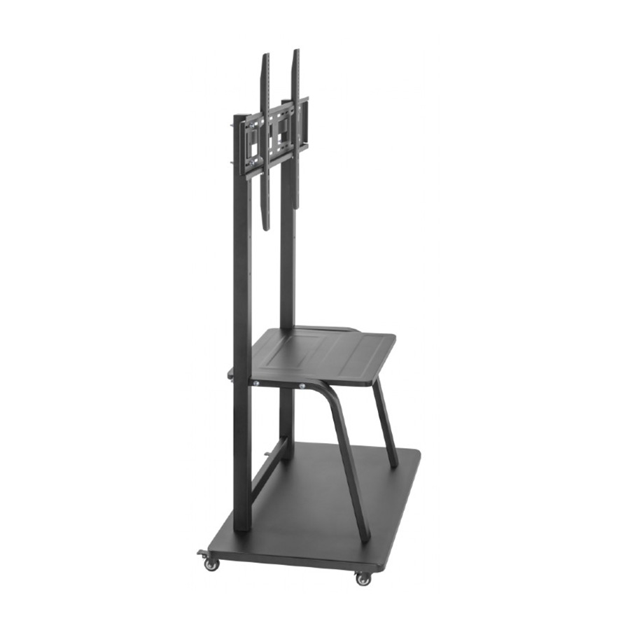 Nosač za TV na stalku sa točkovima GEMBIRD TVS-100F-01, 37"-100" - Image 2