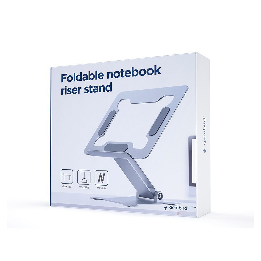 Postolje za notebook riser stand preklopivi, silver GEMBIRD, NBS-D1-03 - Image 17