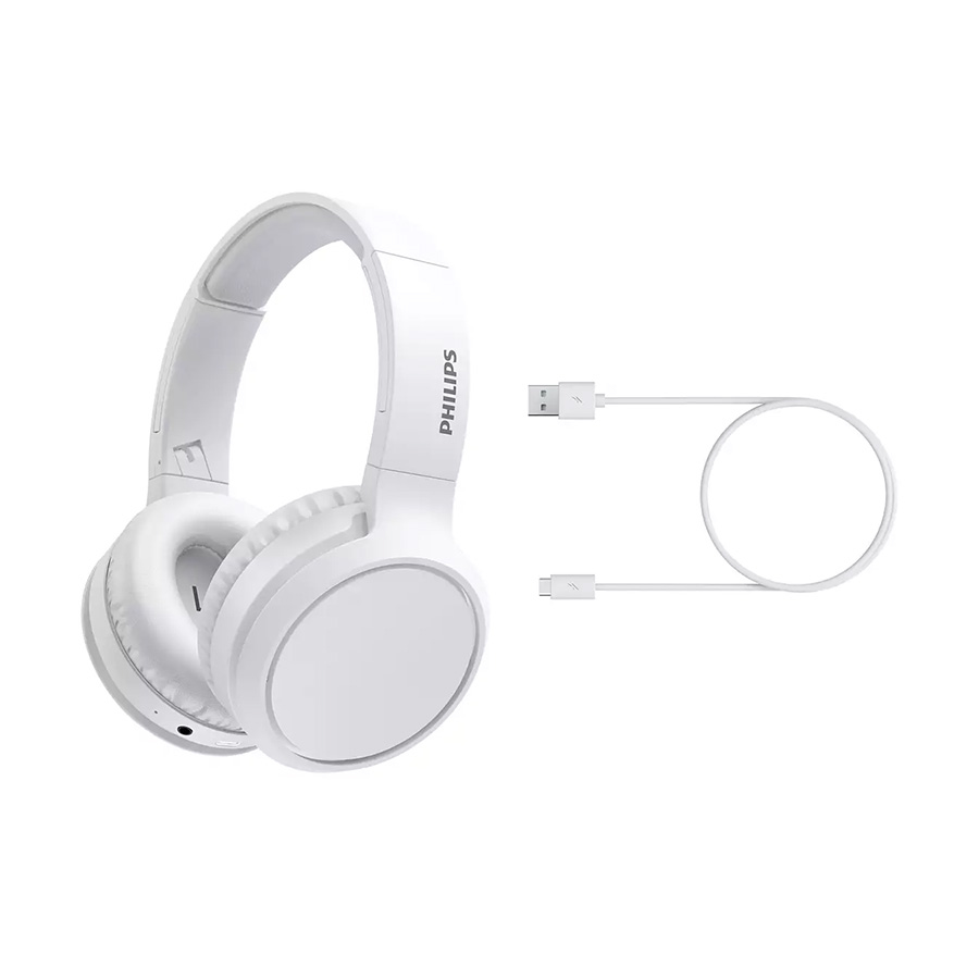 Slušalice Philips TAH5205WT BT bluetooth, tipka BASS zvucnik 40mm baterija do 29h domet 10m bijele - Image 7
