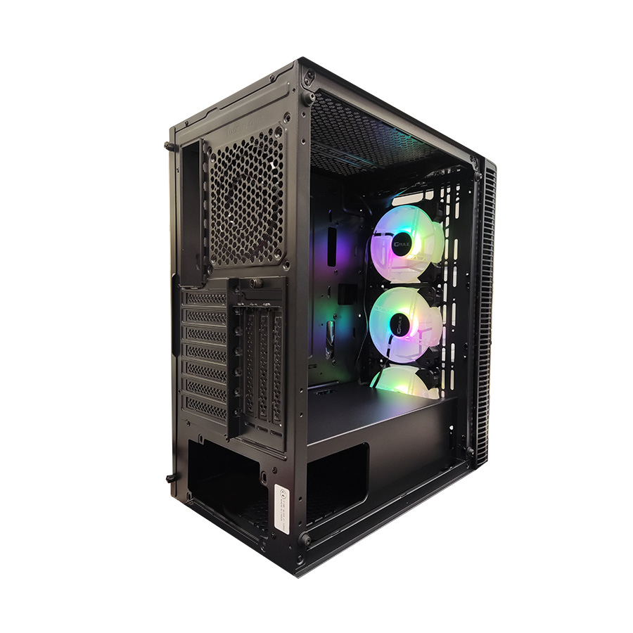 Kucište IG-MAX X3804-A06 GIANT MESH, E-ATX, ventilator RGB 3x 120mm, 3xUSB, audio panel - Image 3