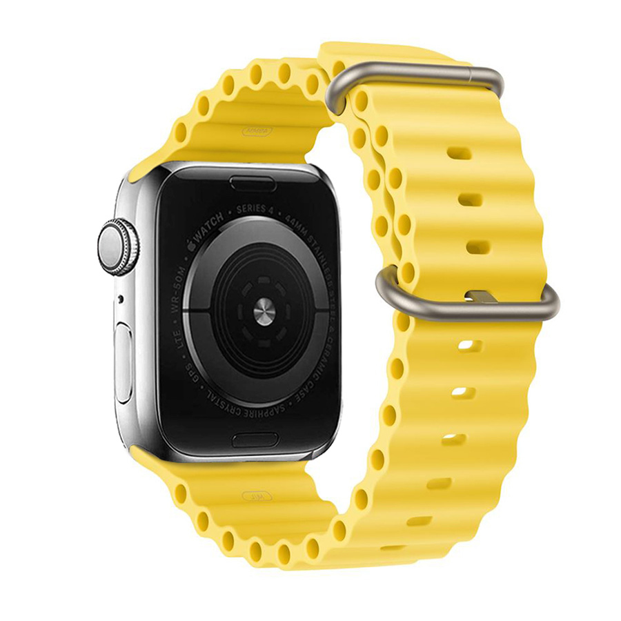 NARUKVICA ZA APPLE WATCH 42/44/45/49 DIZAJN 1 ŽUTA