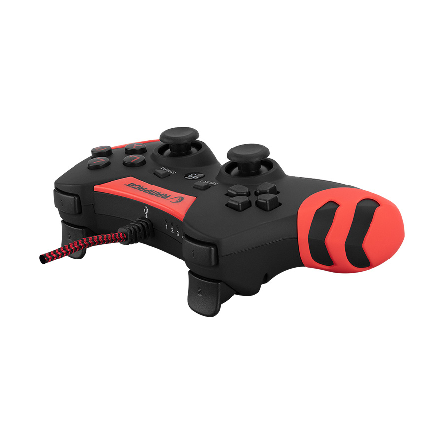 Game Pad gaming RAMPAGE Snopy SG-R218 PS3/PC X INPUT Red USB 1.8m Joypad - Image 2