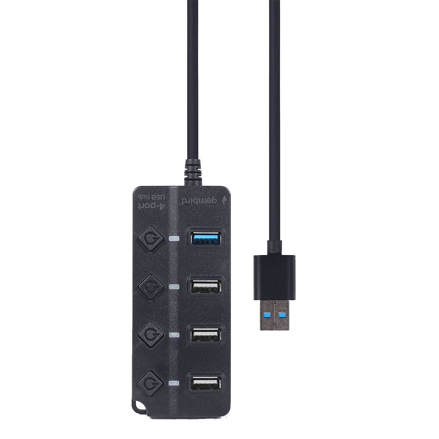 USB HUB 4-port 1 x USB 3.1 + 3 x USB 2.0 GEMBIRD UHB-U3P1U2P3P-01 - Image 2