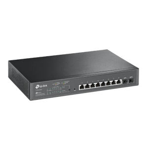 TP-Link TL-SG2210MP JetStream 10-portni gigabitni pametni prekidač sa 8 portova PoE+, 8× gigabitni PoE+ portovi, 2× gigabitna SFP slota, 802.3at/af, 1