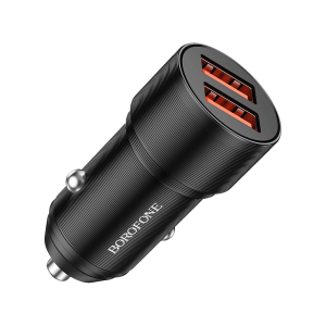 Auto Punjač USB BOROFONE BZ19B Wisdom 36W dual port QC3.0 2xUSB car black