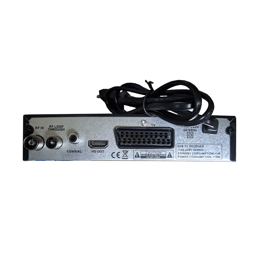 CURIBO TV RECEIVER DVB-T2/C H.265, aerial + cable - Image 6