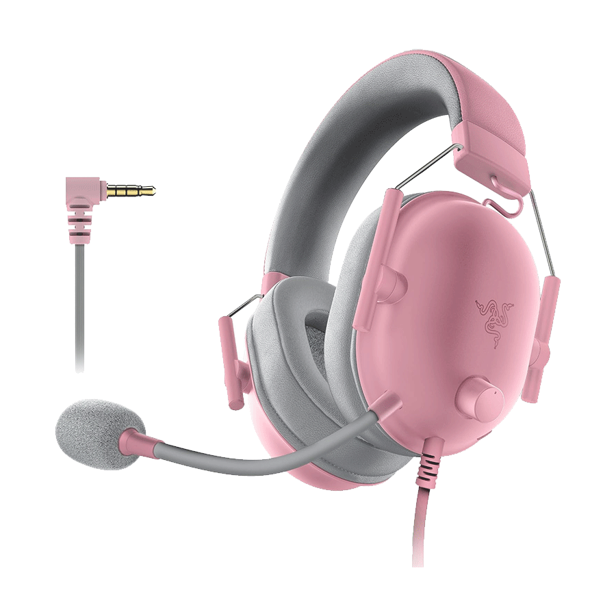 Slušalice Razer BlackShark V2 X - Wired Gaming Headset - Quartz Pink - FRML Packaging RZ04-03240800-R3M1