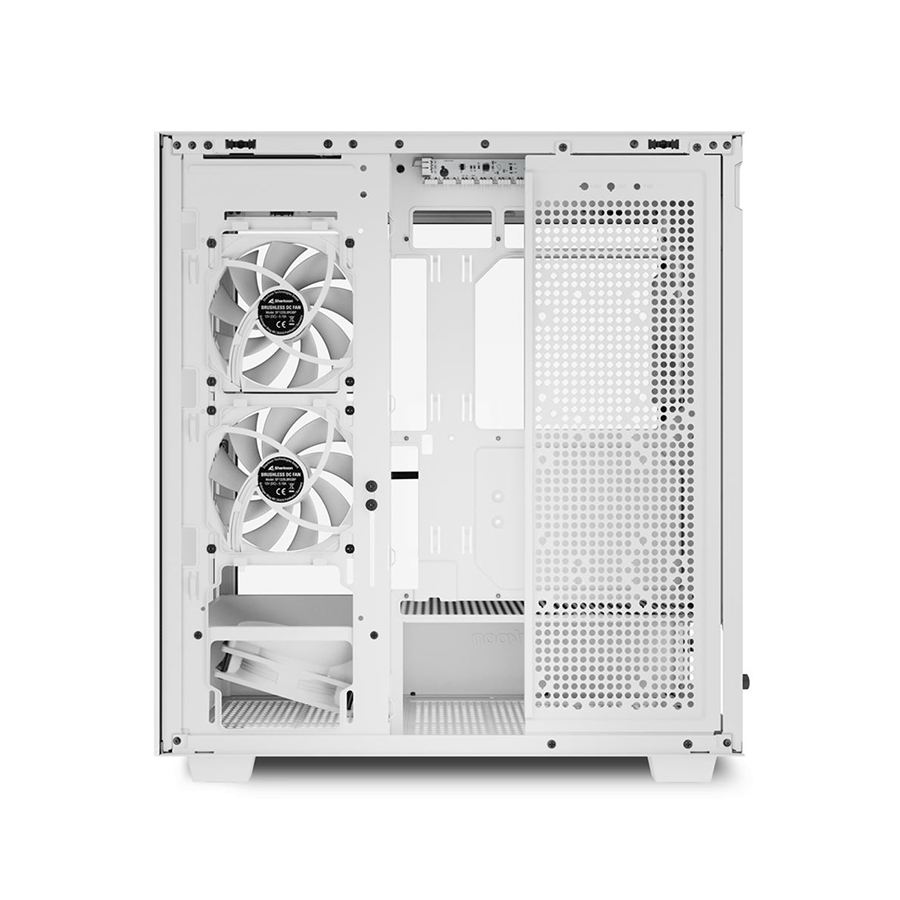 Kućište SHARKOON gaming, Rebel C60 RGB ATX white, ventilator 4x120mm - Image 4
