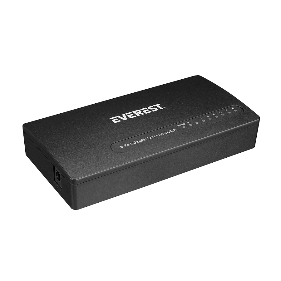 SWITCH 8 portni Everest ESW-808, 10/100/1000, RTL8370N Gigabit Ethernet