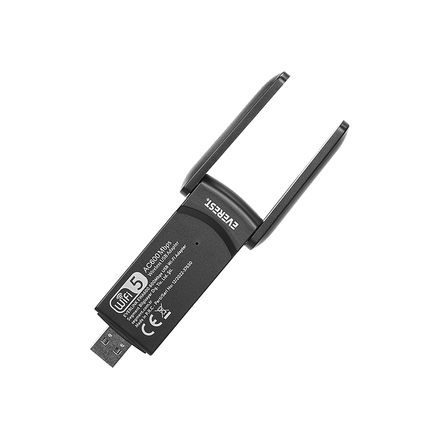 USB WLAN adapter Everest EWA600 600Mbps 2.4GHz/5GHz WIFI-5 AC600 RTL8811 2*2dBi antena - Image 3