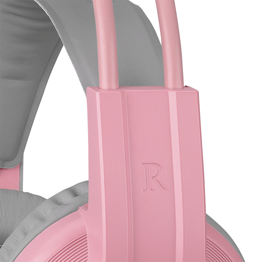 Slušalice sa mikrofonom gaming RAMPAGE RM-K91 X-CATTY Pink USB 7.1 Version RGB Gaming Headset - Image 5
