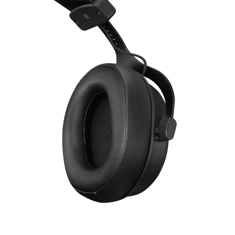Slušalice sa mikrofonom gaming RAMPAGE ONYX-S Black USB 7.1 Version RGB Led Headset on line led and volume Controller - Image 6