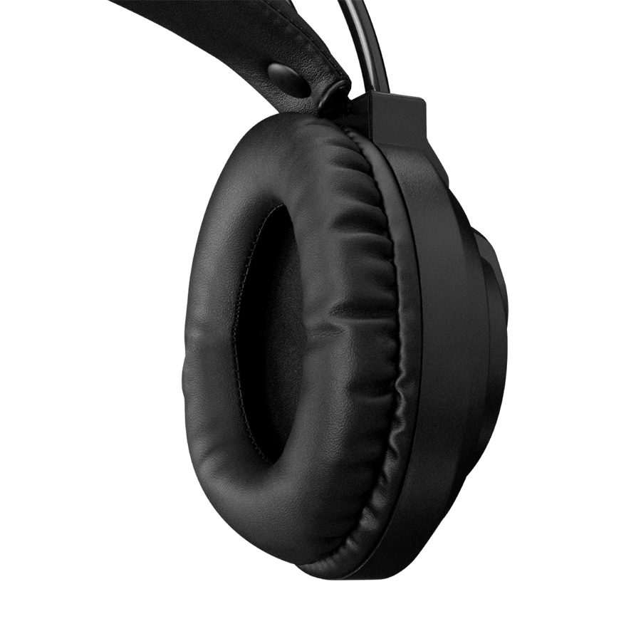 Slušalice sa mikrofonom gaming RAMPAGE RM-K17 X-MONARCH Black USB 7.1 RGB, In Line Wire Control - Image 6