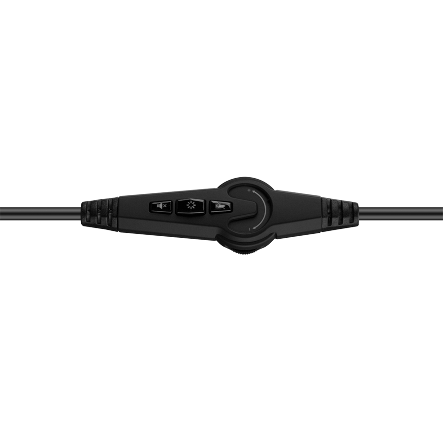 Slušalice sa mikrofonom gaming RAMPAGE RM-K17 X-MONARCH Black USB 7.1 RGB, In Line Wire Control - Image 7