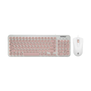 Tastatura + miš Everest KM-01K Pink , USB, BiH layout