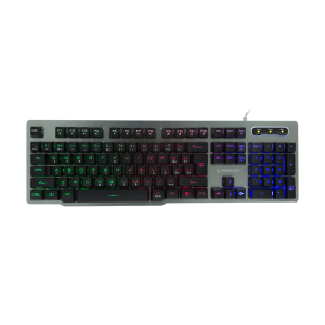 Tastatura gaming RAMPAGE KB-R78 Gray / Black USB Rainbow Backlight BiH Layout Gaming Keyboard