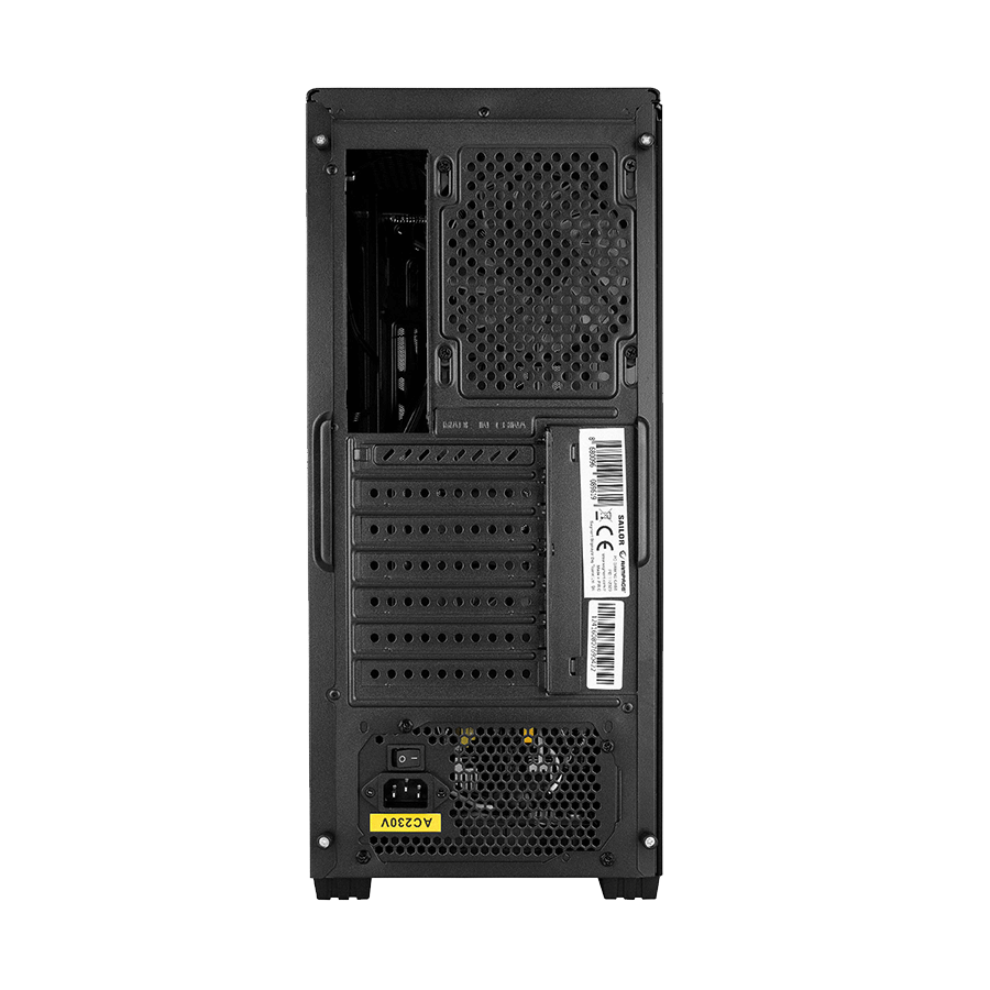 Kucište gaming RAMPAGE HYDRA V2 BLACK Tempered Glass Type-C+USB3.0 4*ARGB Infinity Fan+Hub E-ATX Exclusive Gaming - Image 6