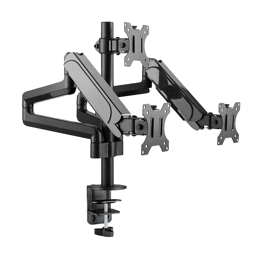 NOSAČ ZA TRI MONITORA GEMBIRD MA-DA3-01, montaža na stol, (full-motion), do 27”, up to 7 kg - Image 4