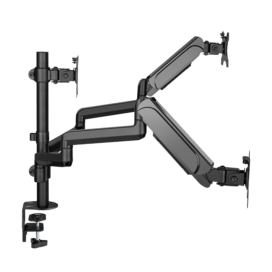 NOSAČ ZA TRI MONITORA GEMBIRD MA-DA3-01, montaža na stol, (full-motion), do 27”, up to 7 kg - Image 5