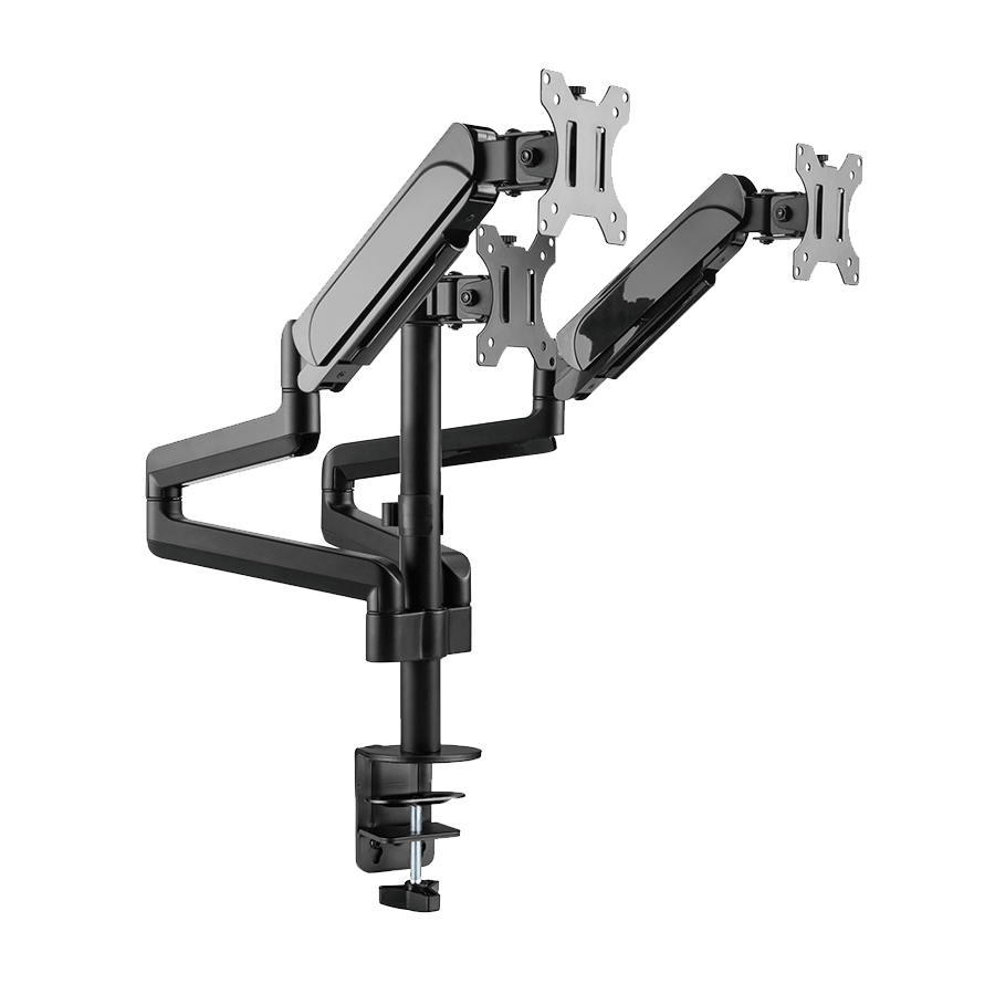 NOSAČ ZA TRI MONITORA GEMBIRD MA-DA3-01, montaža na stol, (full-motion), do 27”, up to 7 kg - Image 8