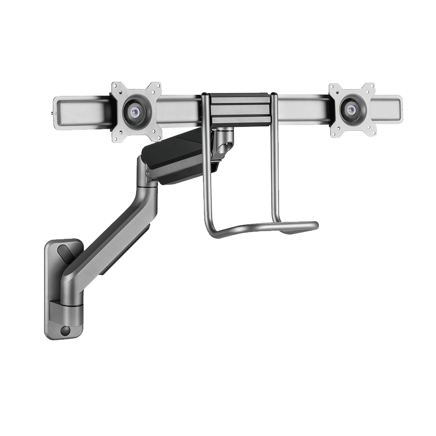 NOSAČ ZA DVA MONITORA GEMBIRD MA-WA2-02, montaža na zid, 17”-32”, up to 8 kg - Image 4