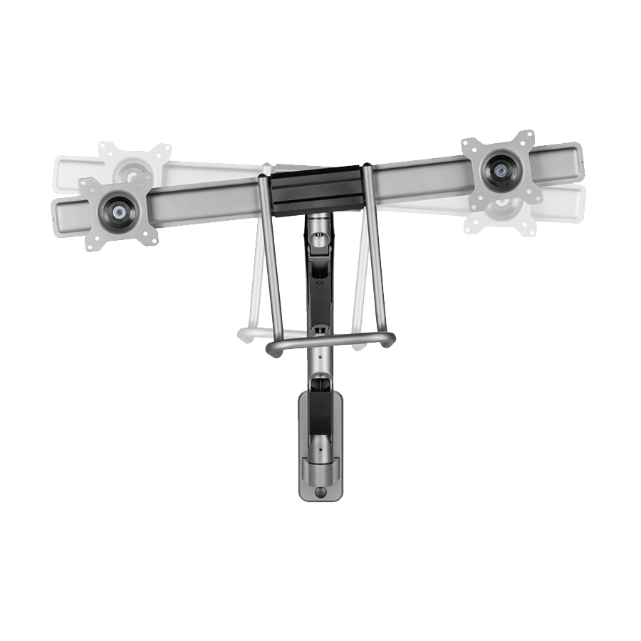 NOSAČ ZA DVA MONITORA GEMBIRD MA-WA2-02, montaža na zid, 17”-32”, up to 8 kg - Image 5