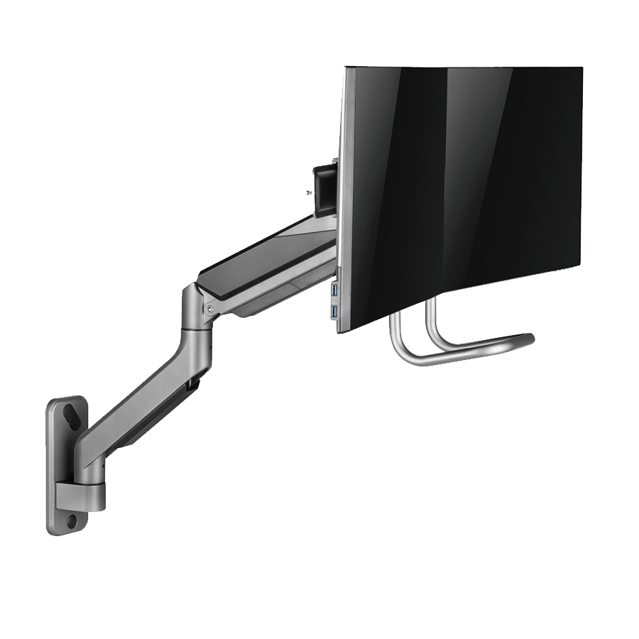NOSAČ ZA DVA MONITORA GEMBIRD MA-WA2-02, montaža na zid, 17”-32”, up to 8 kg - Image 6